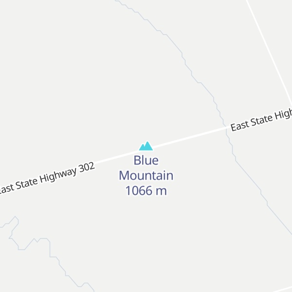 Map of Blue Mountain