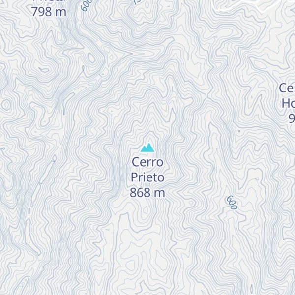 Map of Cerro Prieto