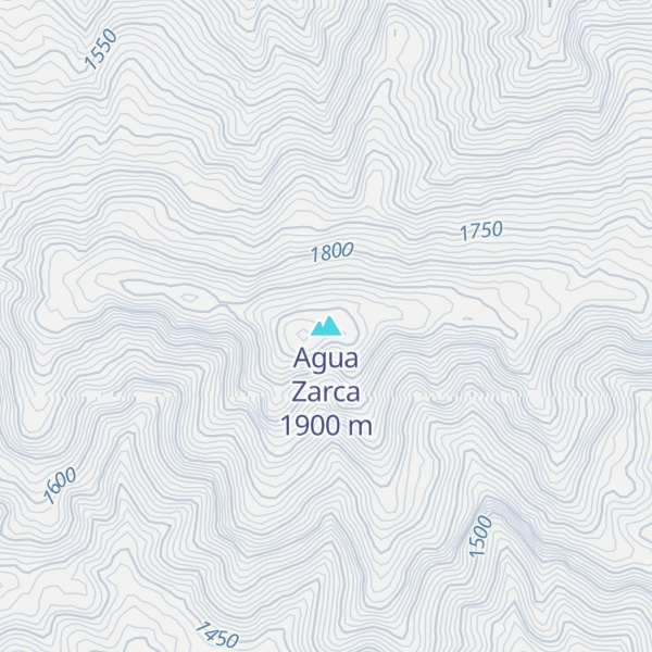 Map of Agua Zarca
