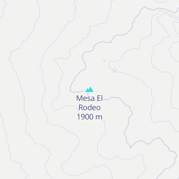 Map of Mesa El Rodeo