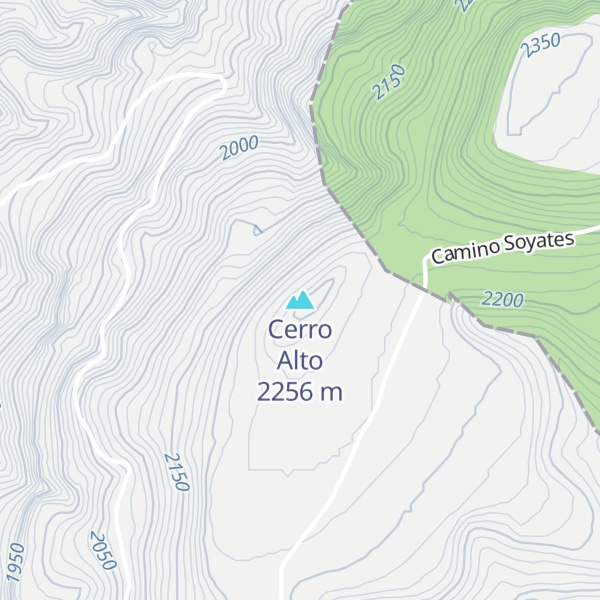 Map of Cerro Alto