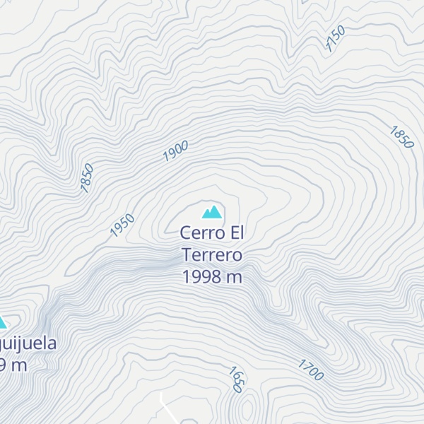 Map of Cerro El Terrero