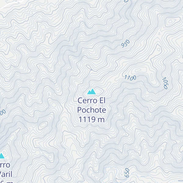 Map of Cerro El Pochote