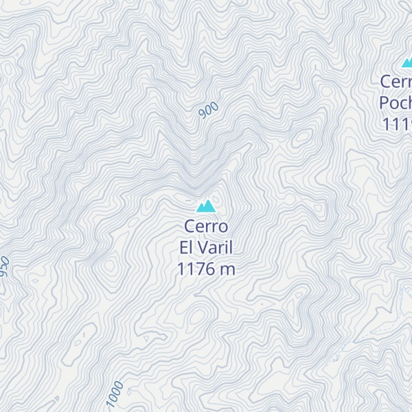 Map of Cerro El Varil