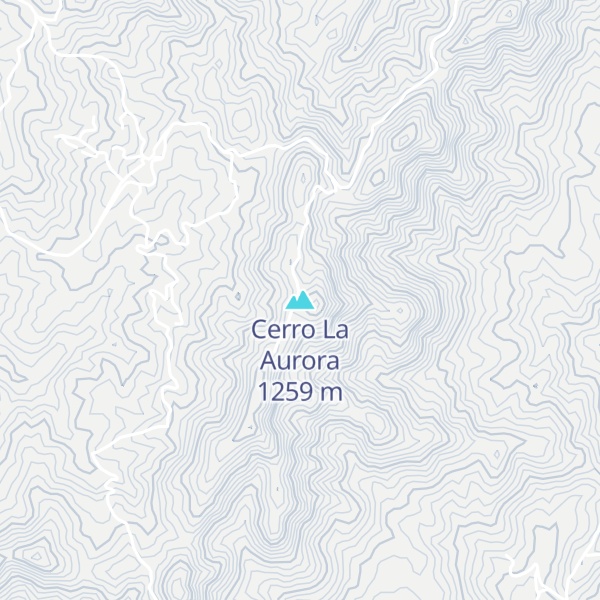 Map of Cerro La Aurora