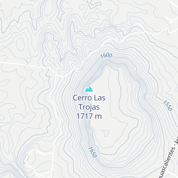 Map of Cerro Las Trojas