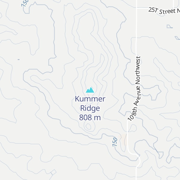 Map of Kummer Ridge