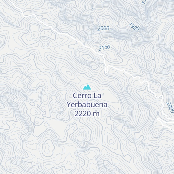 Map of Cerro La Yerbabuena