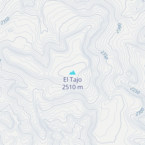 Map of El Tajo