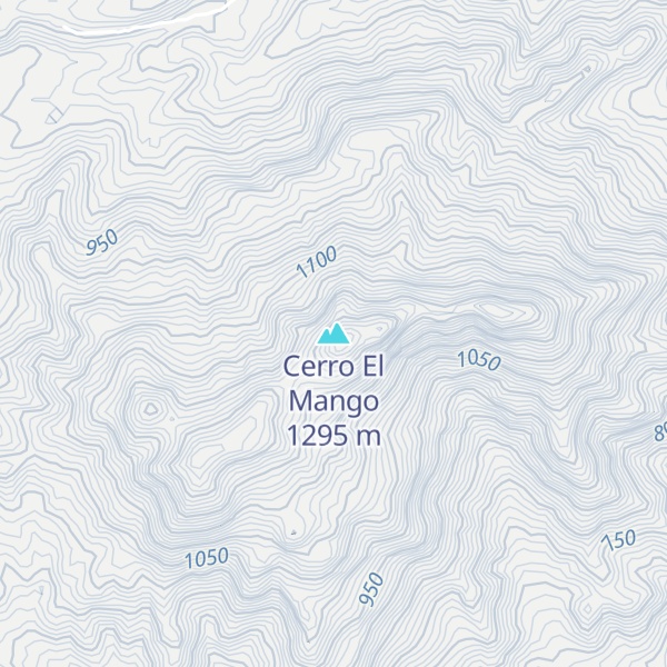 Map of Cerro El Mango