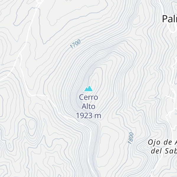 Map of Cerro Alto