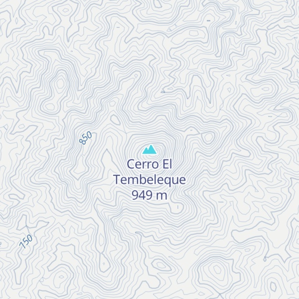 Map of Cerro El Tembeleque