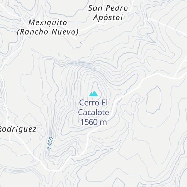 Map of Cerro El Cacalote