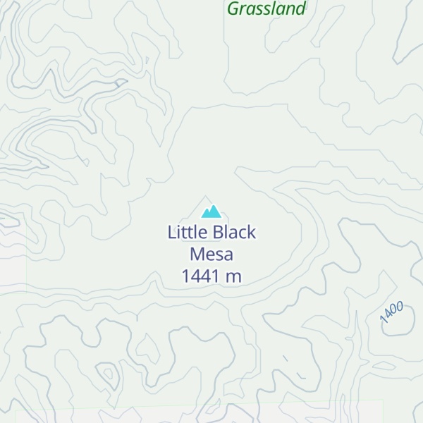 Map of Little Black Mesa