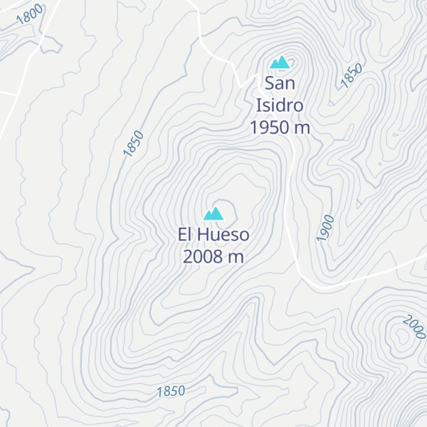 Map of El Hueso