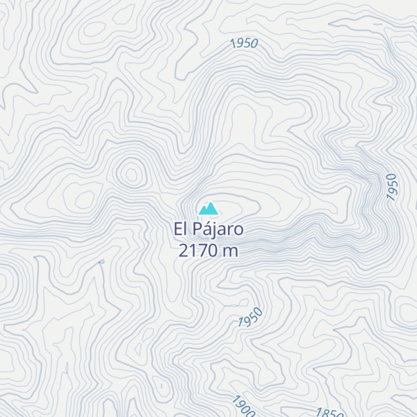 Map of El Pájaro