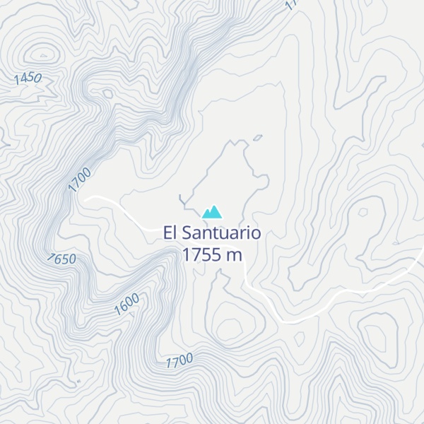 Map of El Santuario