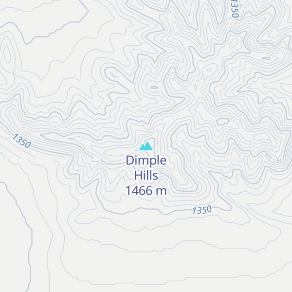 Map of Dimple Hills