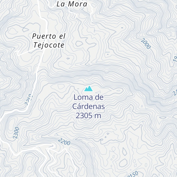 Map of Loma de Cárdenas