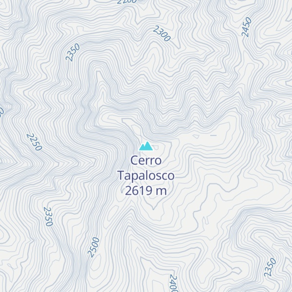 Map of Cerro Tapalosco
