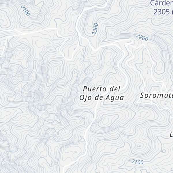 Map of Cerro La Guacamaya