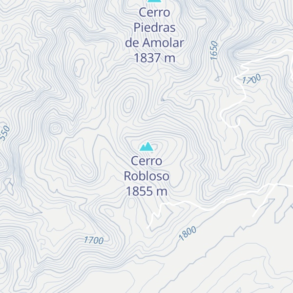 Map of Cerro Robloso