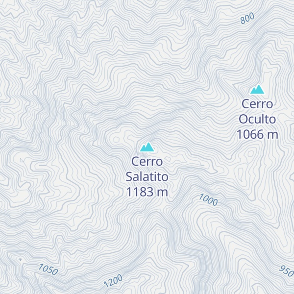 Map of Cerro Salatito