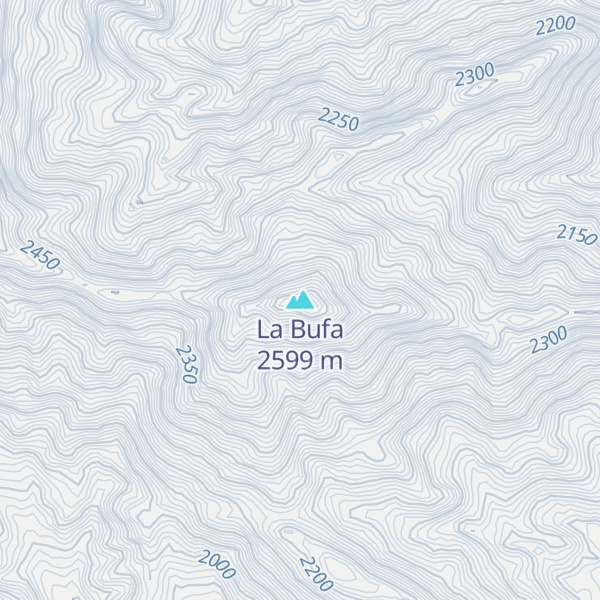 Map of La Bufa
