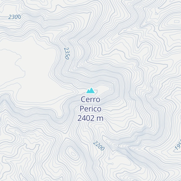 Map of Cerro Perico