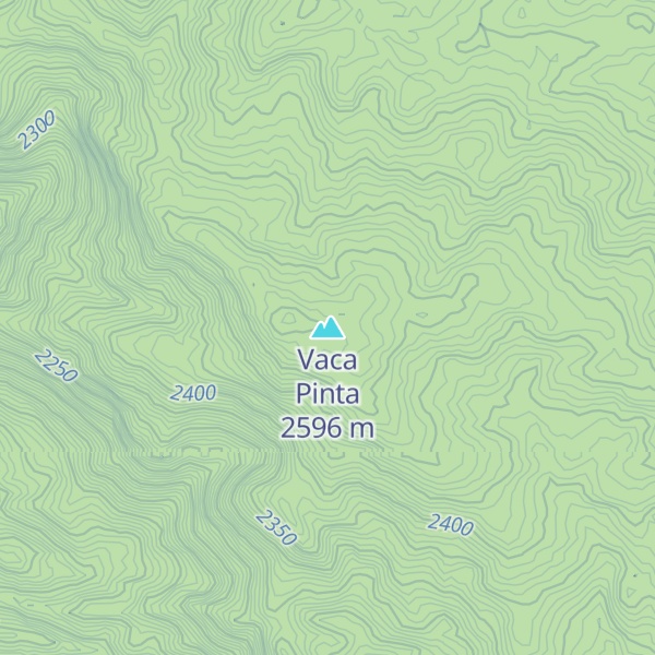 Map of Vaca Pinta