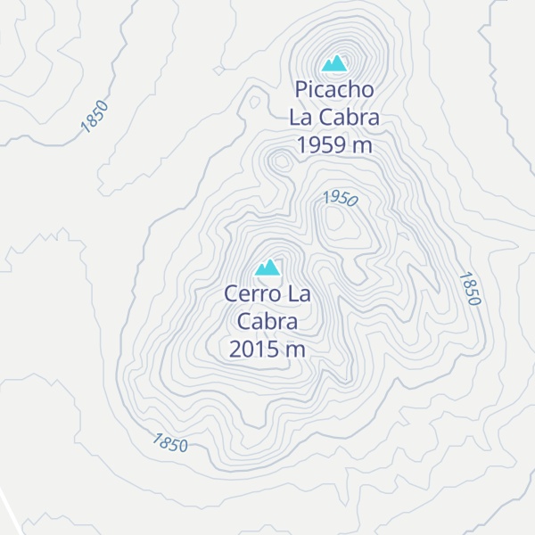 Map of Cerro La Cabra