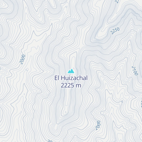Map of El Huizachal