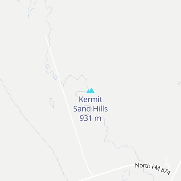 Map of Kermit Sand Hills