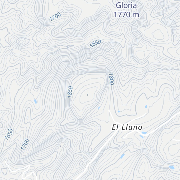 Map of Cerro El Sombrerito