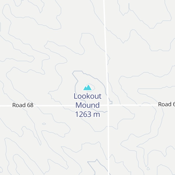 Map of Lookout Mound