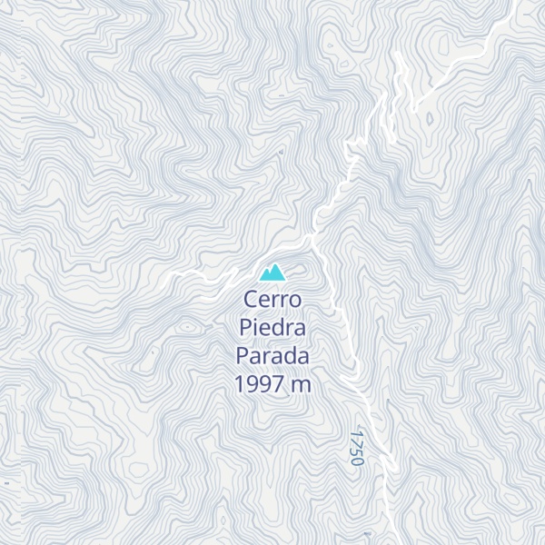 Map of Cerro Piedra Parada