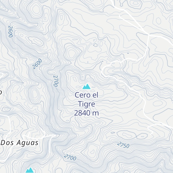 Map of Cero el Tigre