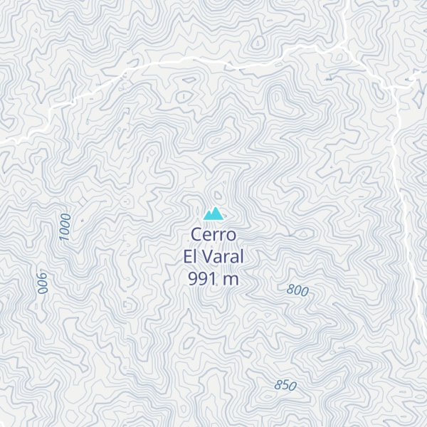 Map of Cerro El Varal
