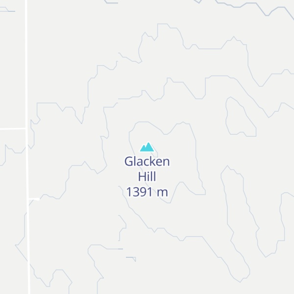 Map of Glacken Hill
