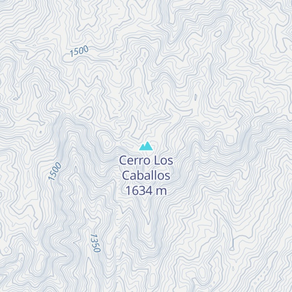 Map of Cerro Los Caballos