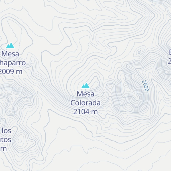 Map of Mesa Colorada