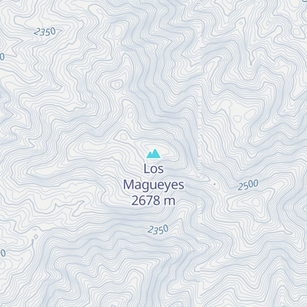Map of Los Magueyes