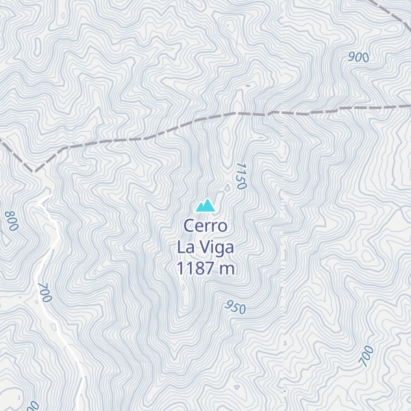 Map of Cerro La Viga