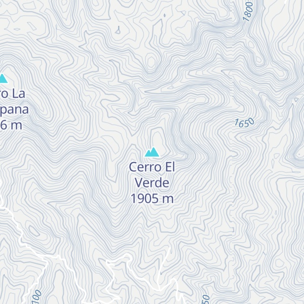 Map of Cerro El Verde