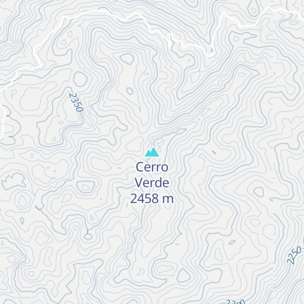 Map of Cerro Verde