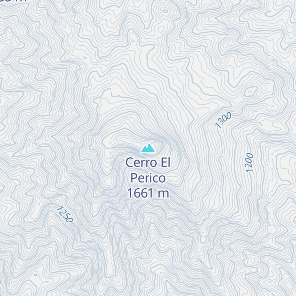 Map of Cerro El Perico