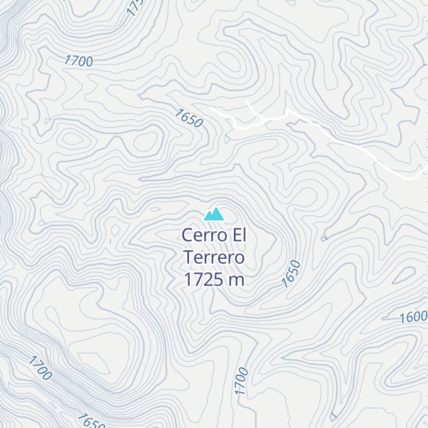 Map of Cerro El Terrero