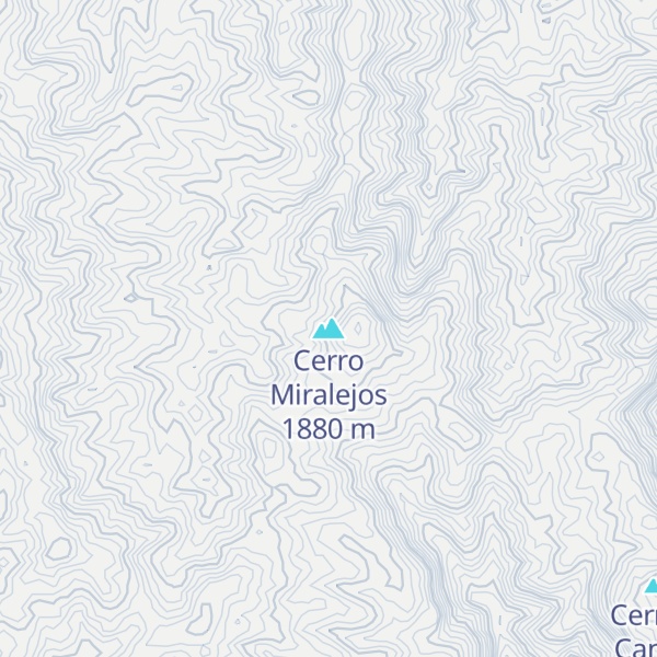 Map of Cerro Miralejos