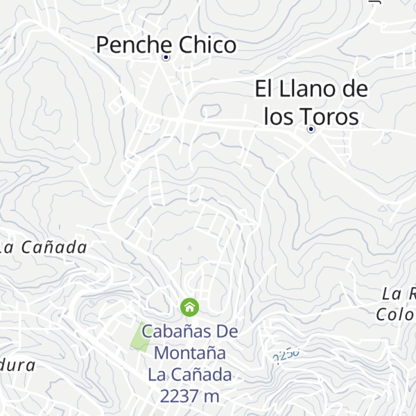 Map of Cabaña de lo bubus