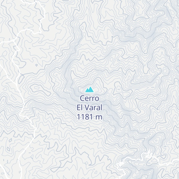 Map of Cerro El Varal